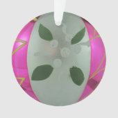 ヴィンテージ水銀ガラスクリスマスボールミスタントー オーナメント (正面)