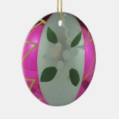 ヴィンテージ水銀ガラスクリスマスボールミスタントー セラミックオーナメント (右)