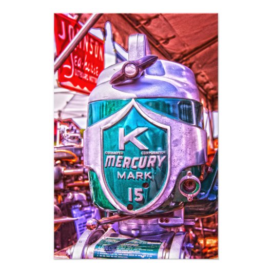 ヴィンテージ水銀 フォトプリント            (正面)