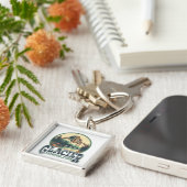 ヴィンテージ氷河ナショナルパーク旅行はがき キーホルダー (側面)