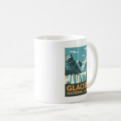 ヴィンテージ氷河ナショナルパーク コーヒーマグカップ (正面右)