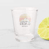 ヴィンテージ氷河ナショナルパーク ショットグラス (裏面)