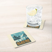 ヴィンテージ氷河ナショナルパーク スクエアペーパーコースター (インサイチュ)