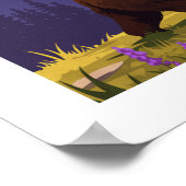 ヴィンテージ氷河ナショナルパーク ポスター (角)