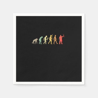 ヴィンテージ氷登山進化クライマーギフトアイディア スタンダードカクテルナプキン