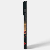 ヴィンテージ池サンセットポントーンエスケープグリーンレッド Case-Mate iPhoneケース (裏面 / 左)