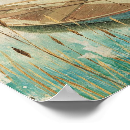 ヴィンテージ池 ポスター (角)