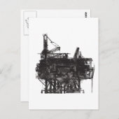 ヴィンテージ油リグ ポストカード (正面/裏面)