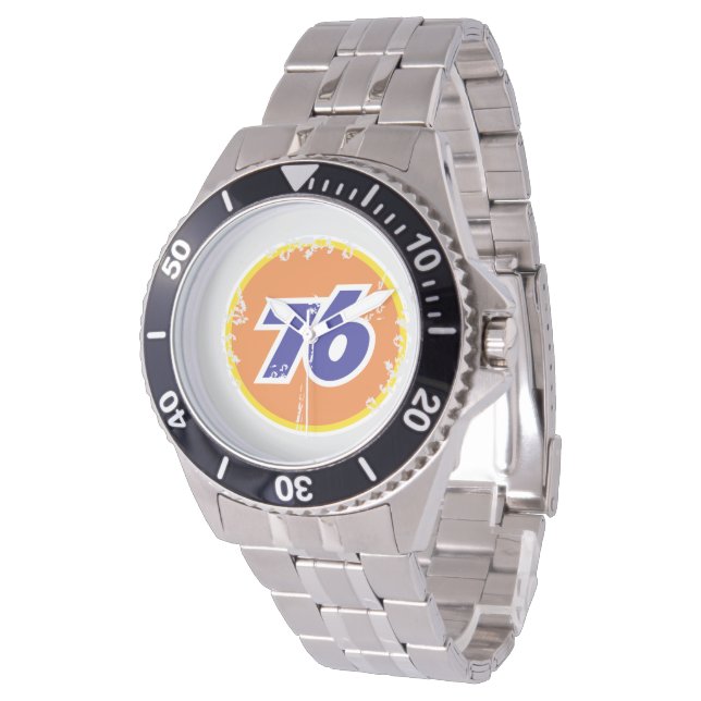 ヴィンテージ油ロゴ 腕時計 (アングル)