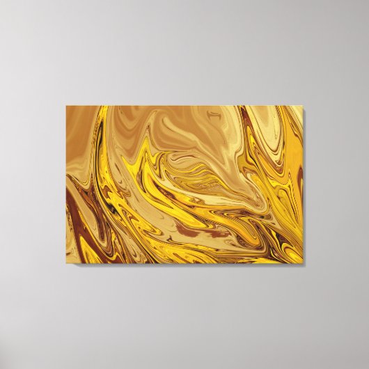 ヴィンテージ油絵 |最高のモダン抽象芸術 キャンバスプリント (正面)