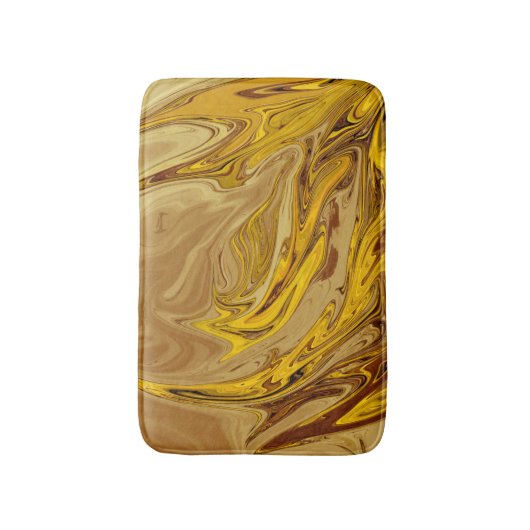 ヴィンテージ油絵 |最高のモダン抽象芸術 バスマット (正面縦)