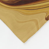 ヴィンテージ油絵 |最高のモダン抽象芸術 フリースブランケット (角)