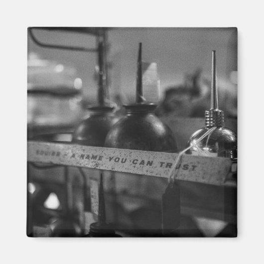 ヴィンテージ油缶 マグネット (正面)