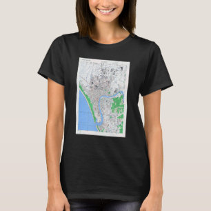 ヴィンテージ沼津日本地図1945 Tシャツ