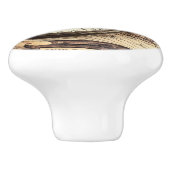 ヴィンテージ沿岸ビーチ航海のアンティークコンパス セラミックノブ (側面)