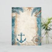 ヴィンテージ沿岸海ビーチスクラップブックジャンクジャーナル (スタンド正面)