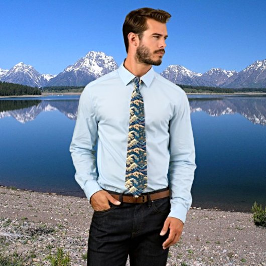 ヴィンテージ波レトロ美的ネックタイ ネクタイ