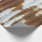 ヴィンテージ波形バーンルーフティン ラッピングペーパー (角)