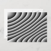 ヴィンテージ波線はがき ポストカード (正面/裏面)