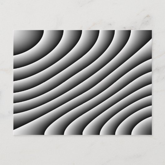 ヴィンテージ波線はがき ポストカード (正面)