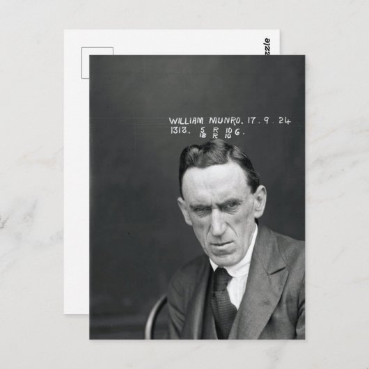 ヴィンテージ泥棒のマグの銃弾 ポストカード (正面/裏面)