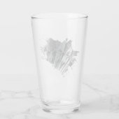 ヴィンテージ泳ぐ人 タンブラーグラス (裏面)