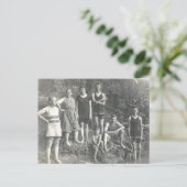 ヴィンテージ泳ぐ ポストカード (スタンド正面)