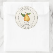 ヴィンテージ洋ゼリーキャニングラベル ラウンドシール (バッグ)