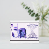 ヴィンテージ洗浄機はがき ポストカード (スタンド正面)