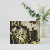 ヴィンテージ洗濯場 ポストカード (スタンド正面)