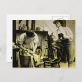 ヴィンテージ洗濯場 ポストカード (正面/裏面)