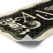 ヴィンテージ洗濯標識 ポスター (角)