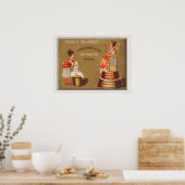 ヴィンテージ洗濯石鹸広告の女王 ポスター (キッチン)