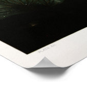 ヴィンテージ流星シャワーイラストレーション ポスター (角)