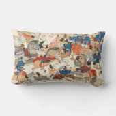 ヴィンテージ浮クール上絵馬乗り ランバークッション (裏面)