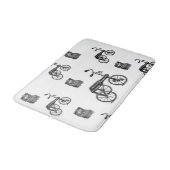 ヴィンテージ浴室浴 バスマット (アングル)