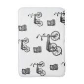 ヴィンテージ浴室浴 バスマット (正面縦)