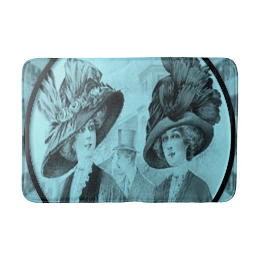 ヴィンテージ浴室浴 バスマット (正面)