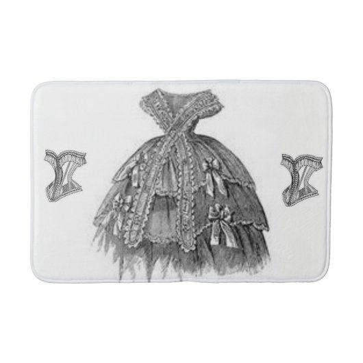 ヴィンテージ浴室浴 バスマット (正面)