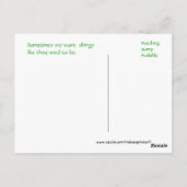 ヴィンテージ浴槽はがき – カスタマイズ ポストカード (裏面)