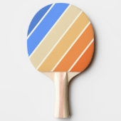 ヴィンテージ海サンはっきりしたストライプ 卓球ラケット (裏面)