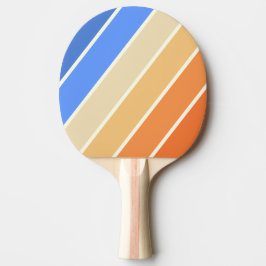 ヴィンテージ海サンはっきりしたストライプ 卓球ラケット