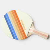 ヴィンテージ海ストライプSunの名前 卓球ラケット (横)