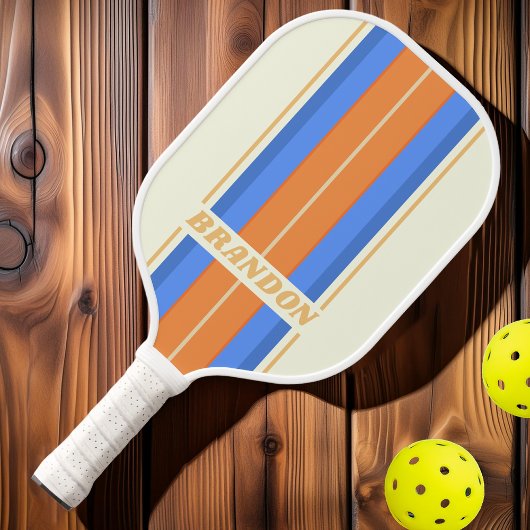 ヴィンテージ海ストライプSun Boardの名前 ピックルボールラケット