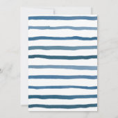 ヴィンテージ海ボーイ《キリスト教》洗礼式や命名式1st誕生日パーティー 招待状 (裏面)