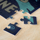 ヴィンテージ海ライナー走行 ジグソーパズル (側面)