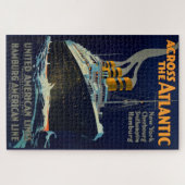 ヴィンテージ海ライナー走行 ジグソーパズル (横)