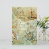 ヴィンテージ海ライフデカップスクラップブック紙 (スタンド正面)