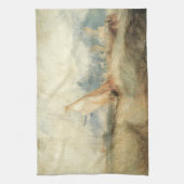 ヴィンテージ海事船シースケープバイジョセフターナー キッチンタオル (縦)