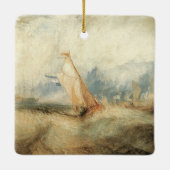 ヴィンテージ海事船シースケープバイジョセフターナー セラミックオーナメント (裏面)